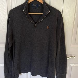 Men’s Ralph Lauren sweater. Gray sz. Lg